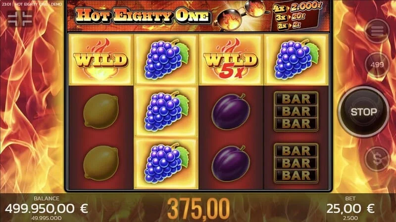 Hot Eighty One – glavna sesija, valjci s ulogom i kontrolnom pločom
